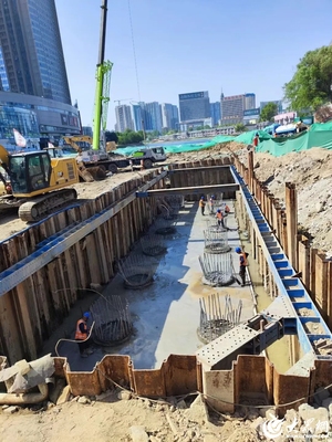 白浪河?xùn)|風(fēng)橋樁基施工圓滿結(jié)束，主體工程建設(shè)加速推進(jìn)